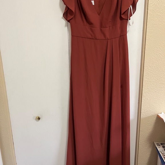 DB Cinnamon Bridesmaid Dress - Picture 3 of 4